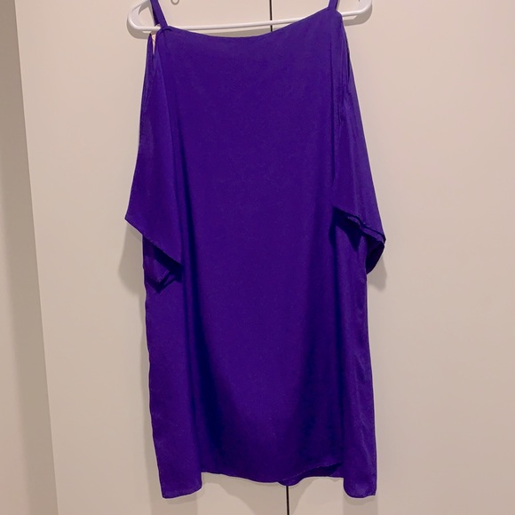 Lavender Brown silk dress - Picture 5 of 10